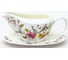 Соусник Balsford NEW BONE CHINA 400 мл с блюдцем 200 мм, цветочный орнамент, цветная упаковка 104-03101 1