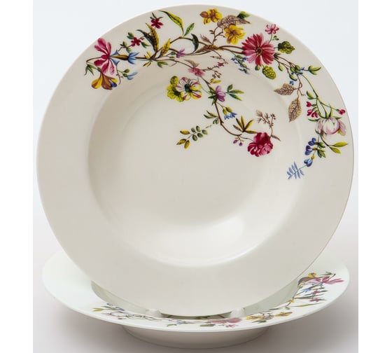 Набор из 2 глубоких тарелок Balsford NEW BONE CHINA 210 мм, цветная упаковка 104-03108