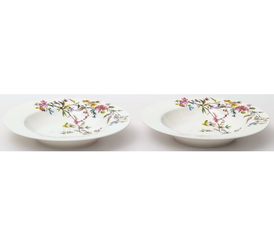 Набор из 2 глубоких тарелок Balsford NEW BONE CHINA 210 мм, цветная упаковка 104-03108