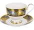 Чайный набор Balsford NEW BONE CHINA (2) чашка 230 мл + блюдце, золотой орнамент, подарочная упаковка PVC 125-14008 1