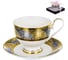 Чайный набор Balsford NEW BONE CHINA (2) чашка 230 мл + блюдце, золотой орнамент, подарочная упаковка PVC 125-14008 2