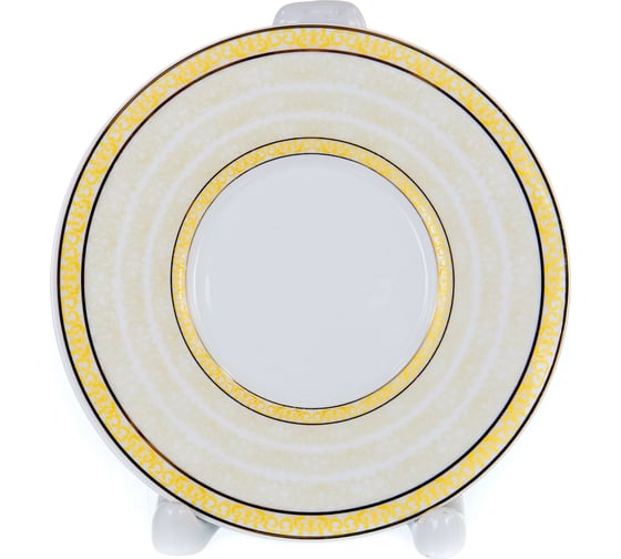 Кофейный набор Balsford NEW BONE CHINA (12) 6 чашек 100 мл + 6 блюдец, восточный с золотом, прямоугольная подарочная упаковка с окном и бантом 146-30001