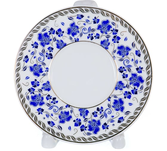 Кофейный набор Balsford NEW BONE CHINA (12) 6 чашек 100 мл + 6 блюдец, восточный с золотом, прямоугольная подарочная упаковка с окном и бантом 146-30004