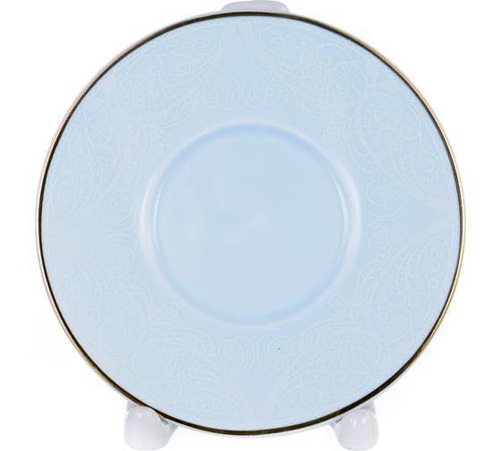 Кофейный набор Balsford NEW BONE CHINA (12) 6 чашек 100 мл + 6 блюдец, восточный с золотом, прямоугольная подарочная упаковка с окном и бантом 146-30011