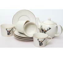 Чайный набор Balsford NEW BONE CHINA (9) 4 чашки + 4 блюдца + чайник, подарочная упаковка 166-05002