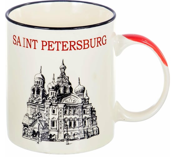 Кружка Balsford NEW BONE CHINA 340 мл, микс 4 декора, подарочная упаковка 137-09002