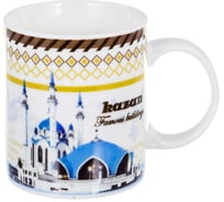Кружка Balsford NEW BONE CHINA 340 мл, микс 2 декора КАЗАНЬ, подарочная упаковка 137-09023
