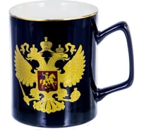 Кружка Balsford NEW BONE CHINA 350 мл, национальная символика с золотом, подарочная упаковка 138-09009