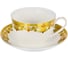 Чайный набор Balsford NEW BONE CHINA (4) 2 чашки 240 мл + 2 блюдца, цветной дизайн с золотом, подарочная упаковка 123-16009 3