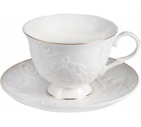 Чайный набор Balsford NEW BONE CHINA (2) чашка 220 мл + блюдце, подарочная упаковка PVC 101-30019