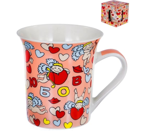 Кружка Olaff NEW BONE CHINA 310 мл, индивидуальная подарочная упаковка 160-08039 1