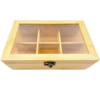 Коробочка для чайных пакетиков Olaff 210x160x90 мм, цветная упаковка 204-50025