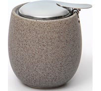 Сахарница Elrington КРОШКА 250 мл, с крышкой из нержавеющей стали, сливочный, цветная упаковка 109-06074