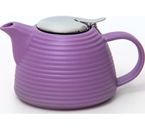 Чайник Elrington МАТОВЫЙ 700 мл, с фильтром, фиолетовый, цветная упаковка 109-06094