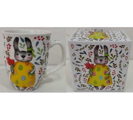 Кружка Olaff NEW BONE CHINA 350 мл, индивидуальная подарочная упаковка 221-08044