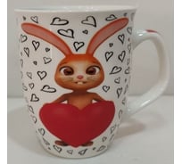 Кружка Olaff NEW BONE CHINA 350 мл, 6 шт в упаковке, упаковка - гофрокороб 221-08045