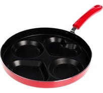 Сковорода Galaxy GL 9853 28х4.5 см, японское антипригарное покрытие Silkware гл9853