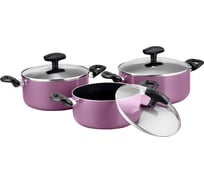 Набор посуды с антипригарным покрытием Galaxy LINE GL 9504, 6 предметов 7030295040