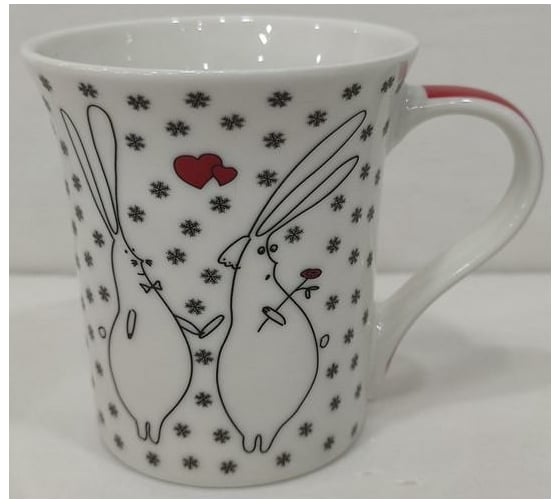 Кружка Olaff NEW BONE CHINA 310 мл, 6 шт в упаковке, упаковка - гофрокороб 221-08005