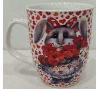 Кружка Olaff NEW BONE CHINA 350 мл, 6 шт в упаковке, упаковка - гофрокороб 221-08006