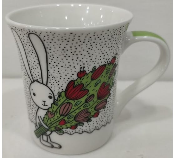 Кружка Olaff NEW BONE CHINA 310 мл, 6 шт в упаковке, упаковка - гофрокороб 221-08008