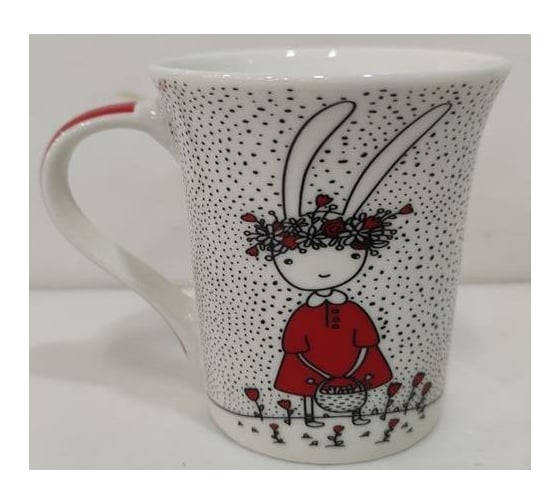 Кружка Olaff NEW BONE CHINA 310 мл, 6 шт в упаковке, упаковка - гофрокороб 221-08010