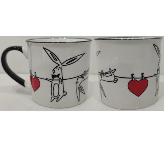 Кружка Olaff NEW BONE CHINA 300 мл, 6 шт в упаковке, упаковка - гофрокороб 221-08015 1