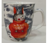 Кружка Olaff NEW BONE CHINA 350 мл, 6 шт в упаковке, упаковка - гофрокороб 221-08022