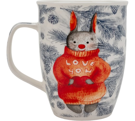 Кружка Olaff NEW BONE CHINA 350 мл, индивидуальная подарочная упаковка 221-08023
