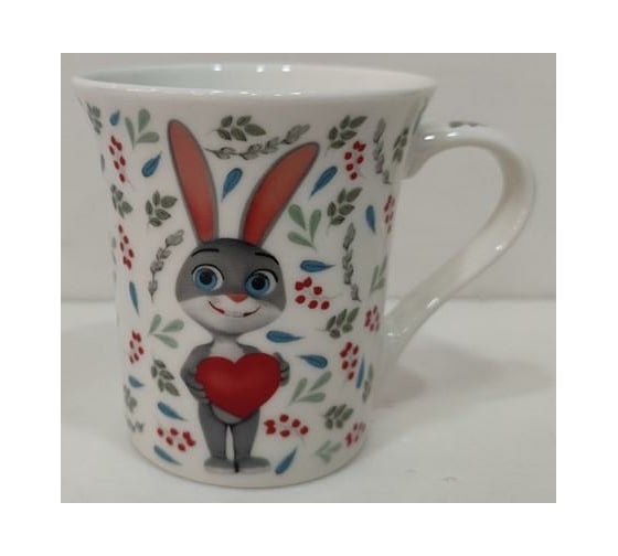 Кружка Olaff NEW BONE CHINA 310 мл, 6 шт в упаковке, упаковка - гофрокороб 221-08028 1