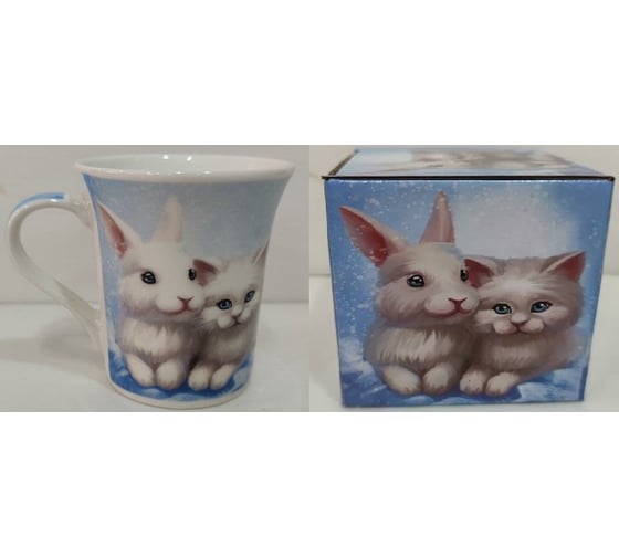 Кружка Olaff NEW BONE CHINA 310 мл, индивидуальная подарочная упаковка 221-08038