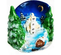 Свеча Магия праздника ЗИМНИЙ КОСТЕР 105x90x85 мм С1343