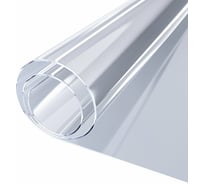 Коврик-подкладка DASWERK скатерть ПВХ прозрачная, гибкое/мягкое стекло, 140x60 см, 0.5 мм 607667