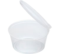 Прозрачная соусница ООО Комус 80 мл, 70 мм, 80 штук в упаковке 822832