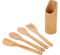 Набор кухонных принадлежностей UniStor HILDY из 4 шт с подставкой 211447