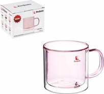 Стеклянная кружка PERFECTO LINEA Encanto ванильное небо с двойными стенками 280 мл 30-003280