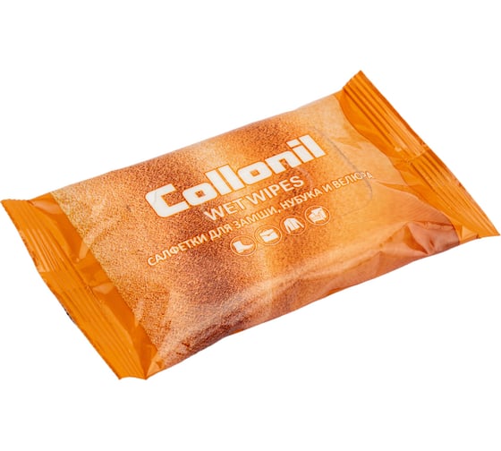 Влажные салфетки Collonil для замши, нубука и велюра WWN15
