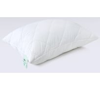 Подушка Мягкий сон Бамбук 50x70, микрофибра, стеганное полотно ПСБ-615у