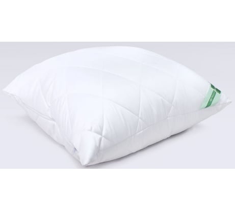 Подушка Мягкий сон Бамбук наполнитель лебяжий пух, 70x70, сатин, стеганное полотно, с молнией ПБМ-516у