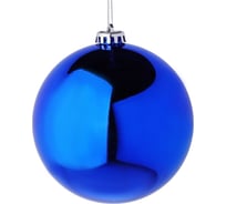 Глянцевый шар Сноубум 14 см, пластик, синий 372-502