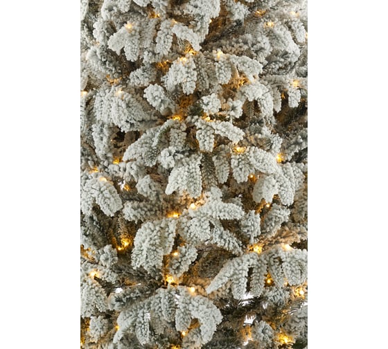 Искусственная ель с лампочками MAX CHRISTMAS Альпийская 2.1 м, подставка металл ЕАЛЛ 21