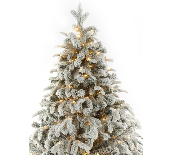 Искусственная ель с лампочками MAX CHRISTMAS Альпийская 2.1 м, подставка металл ЕАЛЛ 21