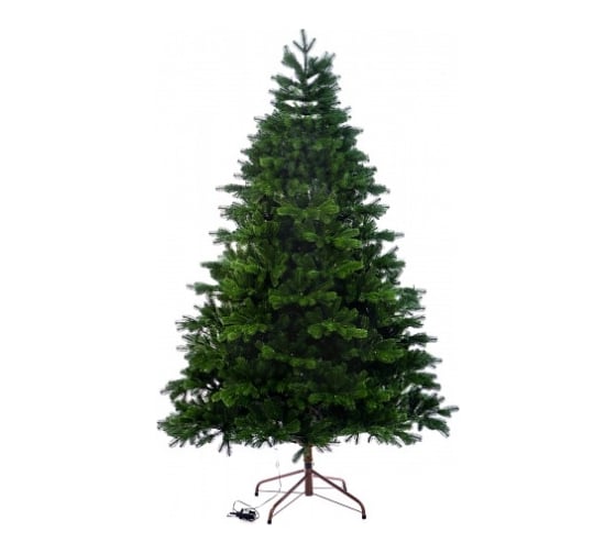 Ель CRYSTAL TREES ЦАРСКАЯ КОРОНА с вплетенной гирляндой, 120 см KP6112L