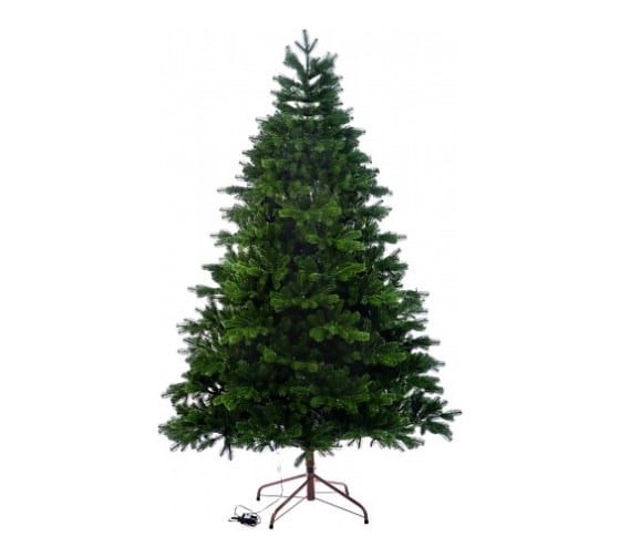 Ель CRYSTAL TREES ЦАРСКАЯ КОРОНА с вплетенной гирляндой, 90 см KP6190L