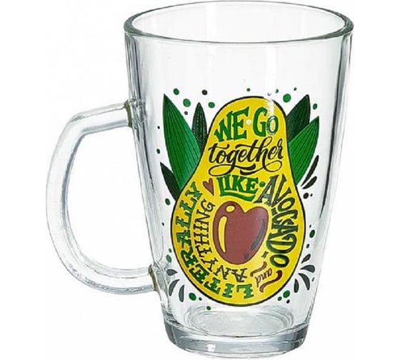 Кружка для чая ДЕКОСТЕК Лайк Авокадо 350 мл ТП15729 1