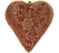 Сердце Karlsbach бургундия 12 см 6 шт. 06128