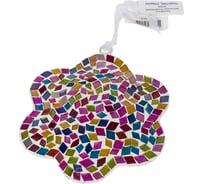 Разноцветная подвеска Karlsbach цветок 11 см 6 шт. 05870