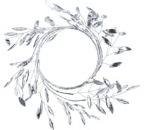 Венок Karlsbach серебряный со стразами 9 см 08877