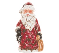 Елочное украшение Karlsbach Санта с мешком с лампочками 10,8 см 4 шт. 06620