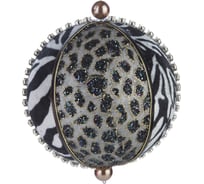 Шар Karlsbach черно-белый 12x12x16 см 6 шт. 07650